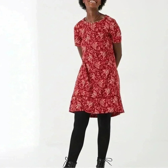 Fat Face Simone Floral Jersey Dress